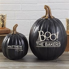 BOO! Personalized Pumpkins - Reusable Halloween Decoration - 21607