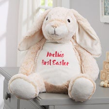 Personalized Bunny Stuffed Animal 16" Plush Toy - 21798