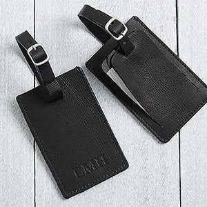 Black 2025 luggage tag