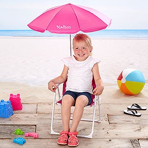 Infant beach chair with 2024 umbrella