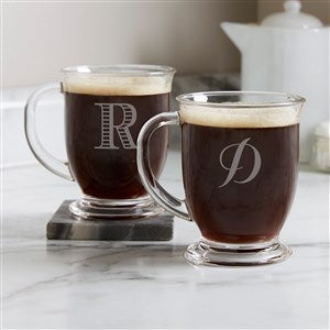 Irish Coffee Etched Mug Set of 2 Mugs 