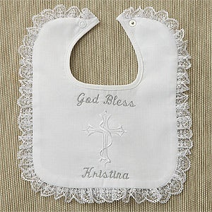 Christening bib store