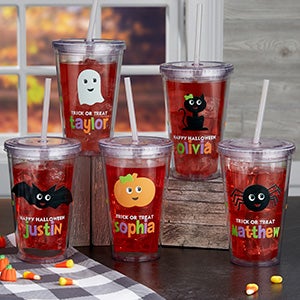 Halloween Character Personalized 17 oz. Insulated Acrylic Tumbler - 27413