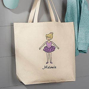 Ballerina philoSophie's® Personalized Canvas Tote Bag- 20