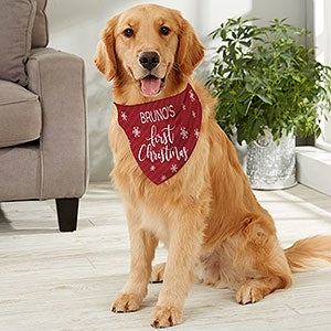 Christmas bandanas for large outlet dogs