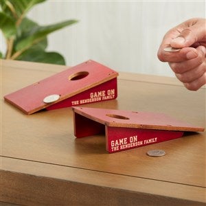 Personalized Mini Cornhole Game - Red - 31215-R