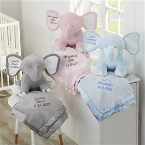 Embroidered Jumbo buy Plush Baby Elephant