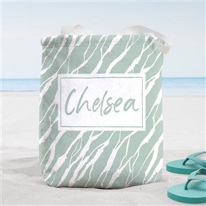 Hand Drawn Patterns Personalized Terry Cloth Beach Bag- Small - 38273-S