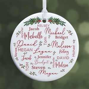 Merry Family Personalized Ornament-2.85