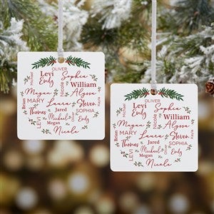 Merry Family Personalized Ornament-2.75