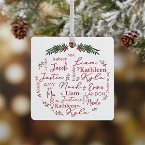 Merry Family Personalized Ornament-2.75