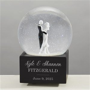 Wedding Couple Personalized Musical Snow Globe - 40769