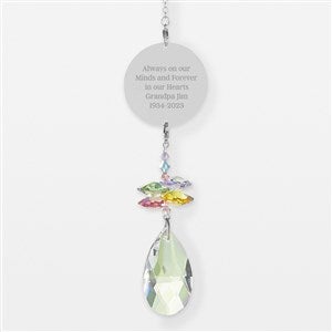 Engraved Birthday Message Pastel Rainbow Suncatcher - 42124-P