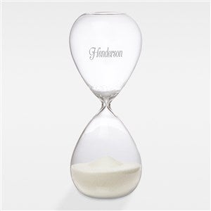 Engraved Sand-Filled Family Hourglass - 42142