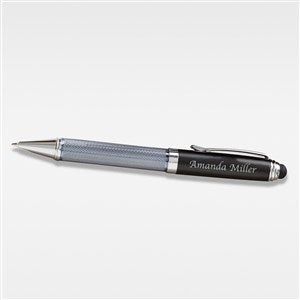 Engraved Graduation Black Stylus Ball-Point Pen - 42210