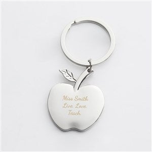 Engraved Apple Keychain For Her - 42226