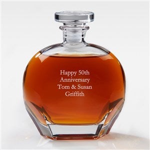 Engraved Luigi Bormioli®  Anniversary Whiskey Decanter - 42296