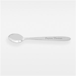 Etched Silver Plated Heirloom Baby Keepsake Spoon - 42582