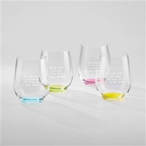 RorAem Wine Glasses Engraved Unique Gifts for Her