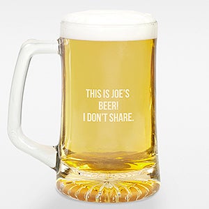 Engraved Message Beer Mug For Him  - 42848-M