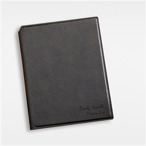 Engraved Junior Portfolio For Her - Black - 43256-BB