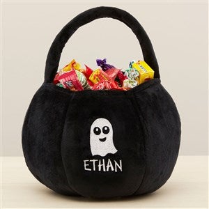 Halloween Characters Personalized Halloween Pumpkin Treat Bag - Black - 43324-B