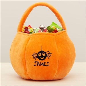 Halloween Characters Personalized Halloween Pumpkin Treat Bag - Orange - 43324-O