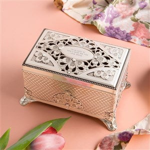 Made by store things remembered, pearl jewelry box that play what a wonderful world by