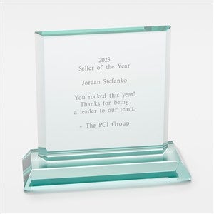 Engraved Jade Glass Recognition Award- Medium - 43734