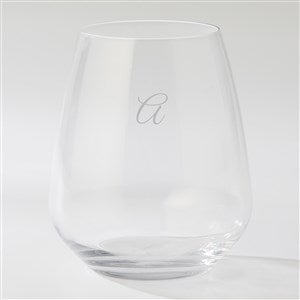 Engraved Luigi Bormioli Monogram Atelier Stemless Wine Glass - 44254