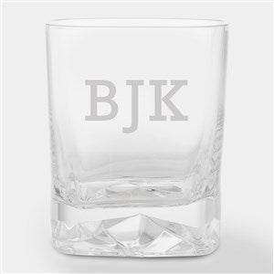 Engraved Luigi Bormioli Monogram Strauss Rocks Glass - 44310