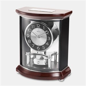 Engraved Bulova Gentry Contemporary Dial Clock - 44563