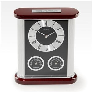 Engraved Bulova Belvedere Milestone Clock and Meter - 44566