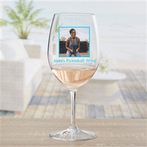 Picture Perfect Personalized Unbreakable Tritan Stemmed Wine Glass - 45105-SM