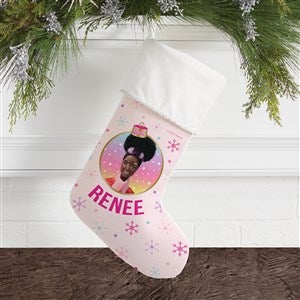 Merry  Bright Barbie Personalized Christmas Stockings - Ivory - 46010-I