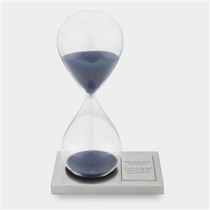 Engraved Navy Hour Glass Timer - 46062