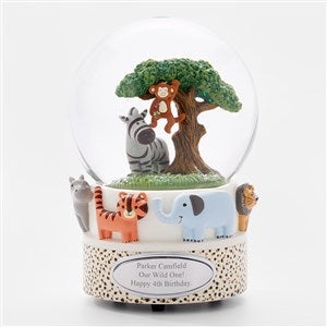 Engraved Safari Animals Snow Globe - 47556