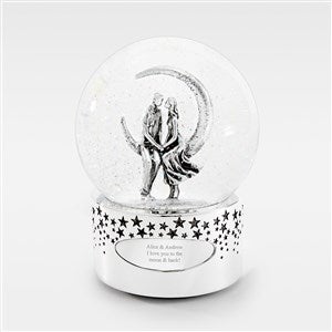 Engraved Moonlight Couple Musical Snow Globe - 48840