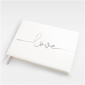 Ivory  Silver quot;Lovequot; Guest Book - 48958