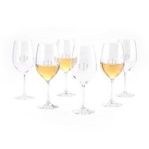 Etched Lenox Tuscany White Wine Glass Set - 49224