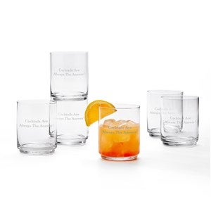 Etched Lenox Tall Stacking Glass Set - 49229