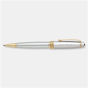 Engraved Cross Bailey Medalist Chrome  23K Gold Ballpoint Pen - 49495