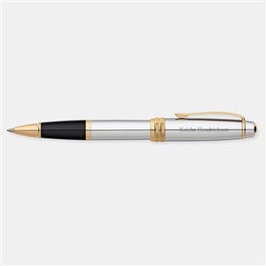 Engraved Cross Bailey Medalist Chrome  23KGold Rollerball Pen - 49496