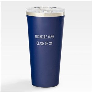 Engraved Corkcicle Navy16oz Regular Tumbler - 50008-NV