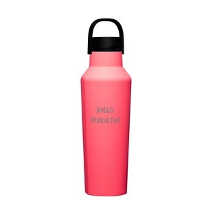 Engraved Corkcicle 20oz Sport Bottle in Paradise Punch - 50238