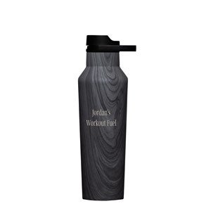 Engraved Corkcicle 20oz Sport Bottle in Burnt Wood - 50333