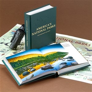 Americas National Parks Personalized Leather Book - 50576D