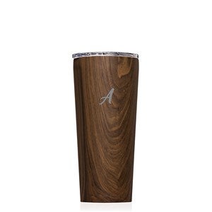 Engraved Corkcicle Monogram 24oz Large Tumbler in Walnut - 50606