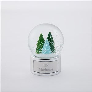 Engraved Tree Trio Mini Snow Globe - 50996