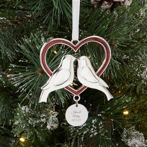 Lovebirds and heart ornament outlet